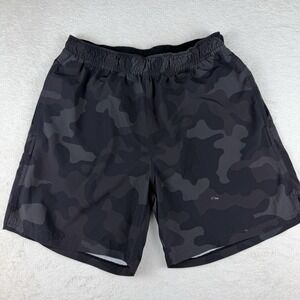 Rogue Training Shorts Men Green Camo Gym Sports Size Medium 6"‎ Inseam